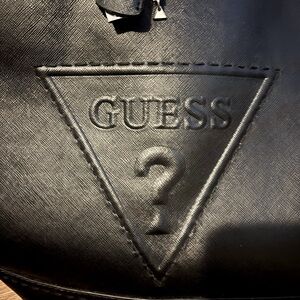 NWOT GUESS Elegant Black Tote Bag